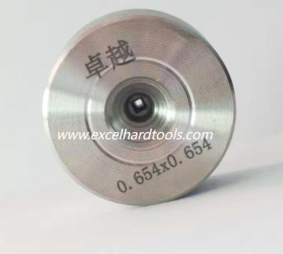 China 0.654mm square hole  Polycrystalline Diamond wire drawing die for metal wire drawing for sale