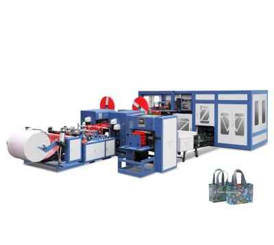 China Supermarket Shape Primary Non Woven Shopping Bag Making Machine In Kenya for sale