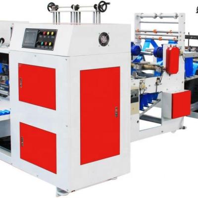 China BIODEGRADABLE Bag Making Machine In Roll Two Line Biodegradable PE Waste Biodegradable Plastic Available Full Automatic LDPE High Speed for sale