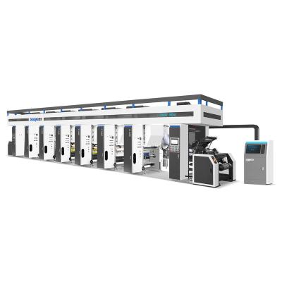 China Hot Selling General Automated High Speed ​​Auto Rotogravure Printing Machine Color Register Rotogravure Press CE Factory Model Register for sale