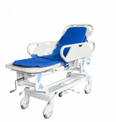 China Contemporary Adjustable Class Top Medical Emergency Ambulance Trolley For Hospital And Clinic for sale