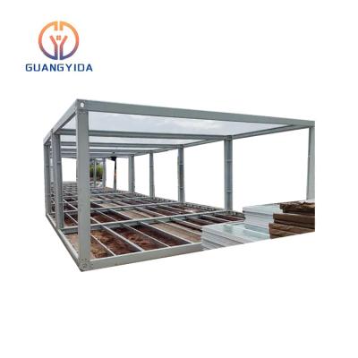 China Modern Living Movable Modular Portable Flat Pack Container Prefab House Frame for sale