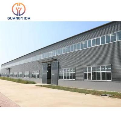 China Traditional Prefab Steel Building Warehouse Metal Warehouse Steel Frame Repair Prefab Workshop for sale