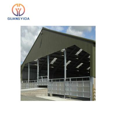 China Traditional Steel Structure Prefab Farm Frame Poultry Barn Animal House Industrial Building for sale