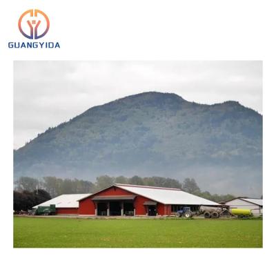 China Traditional Prefab Modern Farm Poultry Steel Structure Building for sale