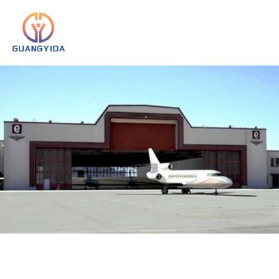 China Traditional Prefab Modern Large Span Steel Structure Professional Portable Modular Aircraft Hangar for sale