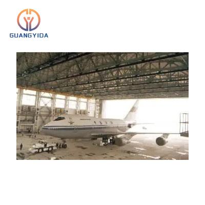 China Traditional Prefab Thermal Insulation And Strong Seismic Wind Resistance Aircraft Hangar Metal Building for sale