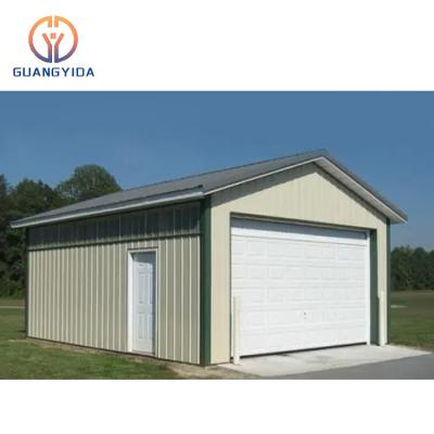 China Steel Structure Traditional Garage Car Parking Prefab Modular Building Shed for sale