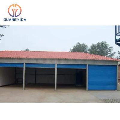 China Traditional Lightweight Metal Garage Building Designs Steel Structure Free Standing Prefab Parking Garage for sale