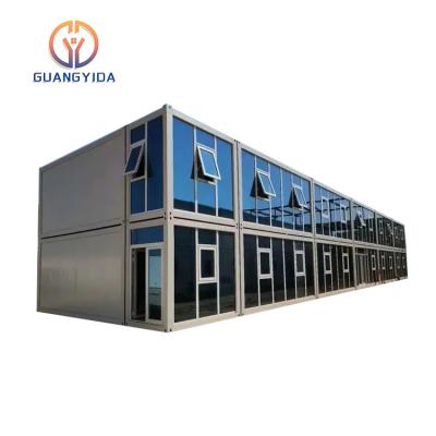 China Modern Portable Flat Pack Container Double Skin Wall Luxury Prefab Steel Underground House for sale