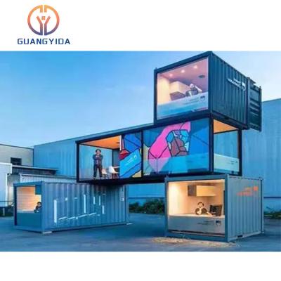 China Modern Easy Assembled Flat Pack Container House Dormitory for sale