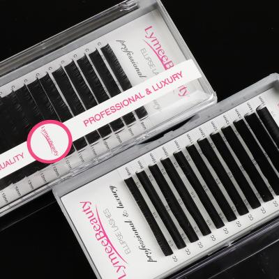 China Wholesale VAVALASH OEM ODM Light Soft Soft Packing Ellipse Flat Lash Extension False Lashes Eyelash Extensions for sale