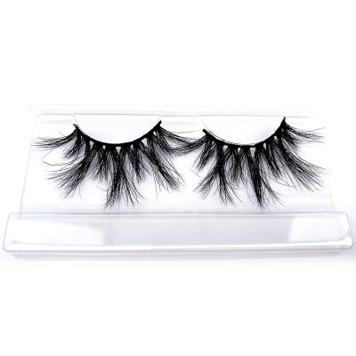 China Hot Selling Cruelty Free Thick New 3d Mink Eyelash 100% Real Mink With Custom Packaging for sale