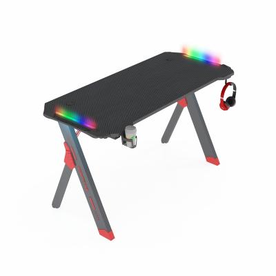 China Other Latest Modern Yizhuo Gaming Table RGB Gaming Table Home Office Computer Physical Channels Desktop E-sports Computer Gaming Desk Small for sale