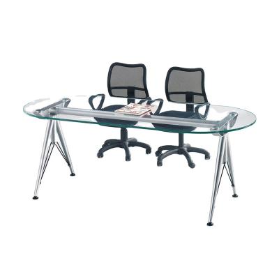 China unique design foldable glass conference table with cheap price for sale