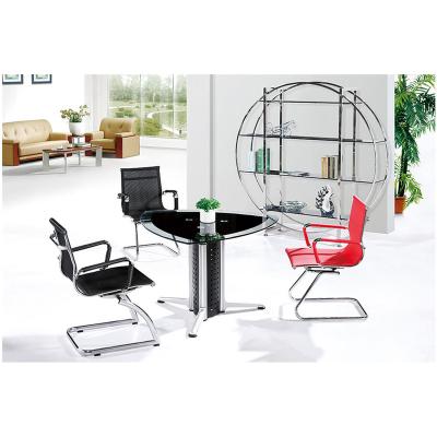 China Best Selling Office Triangle Meeting Glass Conference Table Foldable for sale