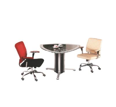 China Triangle Convertible Office Desk Conference Table Glass Executive Table for sale