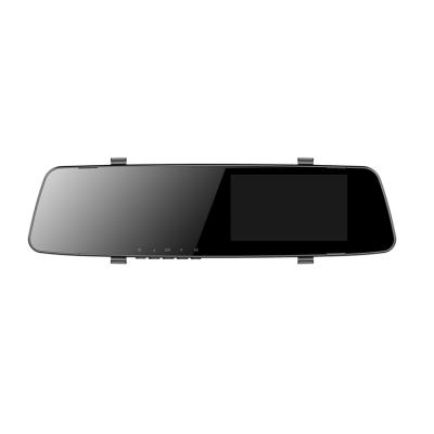 China Night Version 4.3 Inch HD 1080P Rearview Mirror Digital Loop Recording Dash Cam Parking Monitor With Dual Lens Car Black Box for sale