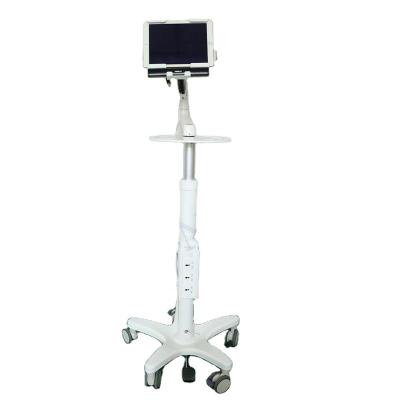 China Trolley Hospital Tablet Trolley Tablet Trolley Tablet Cart Hospital Trolley Cart Roll Easy Clean Rack for sale