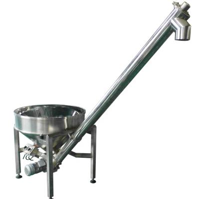 China Heavy Duty High Level Oil Grain Auger Conveyor For Conveying Feeding Stainless Steel Made for sale