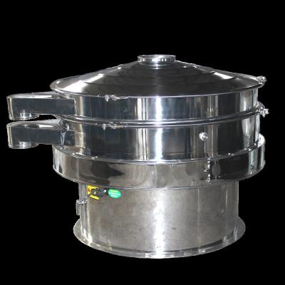 China Food Processing Rotary SS304 Vibrating Screen Ultrasonic Vibrating Sieve For Food Powder for sale