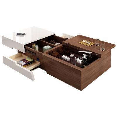 China Multifuncational Living Room Elevator Wooden Coffee Smart Multifunctional Tea Table and TV Cabinet Set for sale