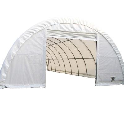 China Fireproof/waterproof/uv-resistant 40ft storage roof garage shipping container tent for aircraft hangar for sale