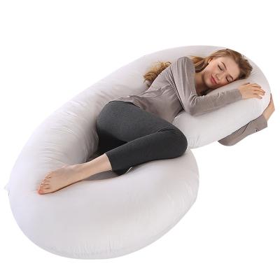 China Anti-static Cheap Maternity Feeding Multi-position Comfortable C Shaped Full Body Pregnancy Pillow Cotton for sale