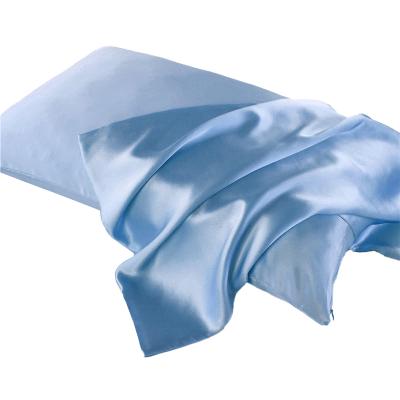 China Anti-Static 100% Slip Luxury Soft Pure Silk Pillowcase 100% Natural Satin for sale