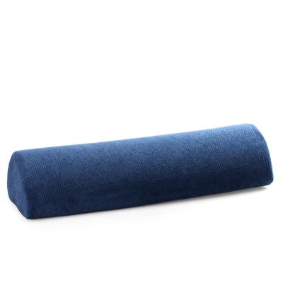 China Semi Roll Leg Knee Pillow Lumbar Support Pillow Anti-Static Memory Foam Multifunctional Round Cervical Roll Pillow for sale