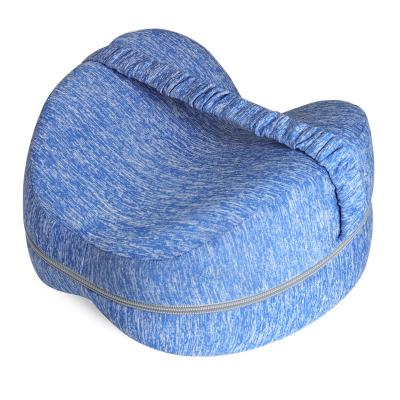 China Anti-Static Sleeping Memory Foam Knee Pillow For Sciatica Relief Backache Leg Pain Leg Pain Pregnancy Orthopedic Leg Pillow for sale