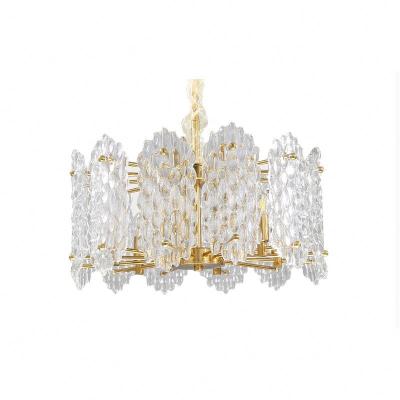 China Simplicity Modern Large Luxury Modern Crystal Chandelier Light Post CowKing Crystal Chandelier for sale