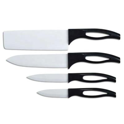 Cina 4 Pieces Stainless Steel Knife Set ABS Handle Zirconia Ceramic Knife in vendita