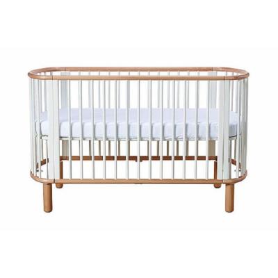 China Europe China Professional Manufacture Multifunctional Children's Baby Crib Solid Pine Solid Wood Bed for sale