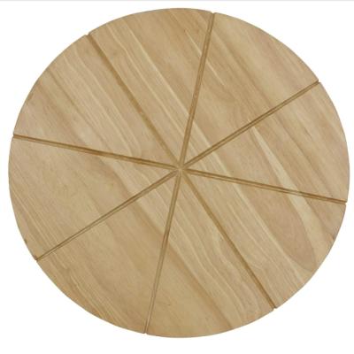 China Europe Round Wooden Reversible Cutting Boards Pizza Cheese Serving Boards for sale