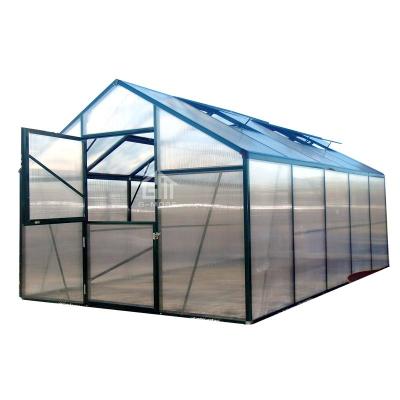 China Easily Assembled G-MORE 3M Wide 10MM Thick PC Greenhouse With Quick Assembly 5x3 Meters for sale