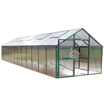 China G-MORE Factory Wholesale Easily Assembled Heavy Duty Modular Commercial Greenhouse For Commercial Growing 12x3 Meters for sale