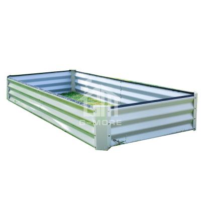 China Modern Double Sides Painting Metal Raised Garden Beds - 90X120X45cm for sale