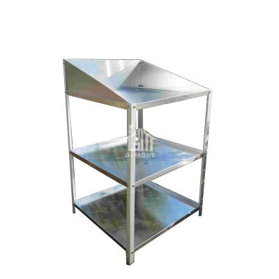 China Corrosion Protection Easy Assembly 55X56X92cm Aluminum Shelves for sale