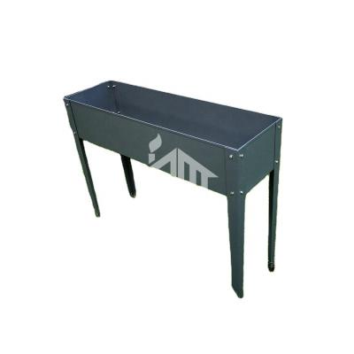 China Modern Stainless Steel Garden Metal Potting Working Bench - 100X27X80cm for sale