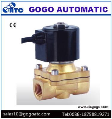 China Acero de cobre amarillo/inoxidable/tipo impermeable de actuación directa plástico de la ventaja de la válvula electromagnética del agua en venta