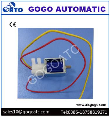 China 2mm Port 3 Way Miniature Solenoid Air Valve Lead Wring Type DC 6V 12V 24V Rated Voltage for sale