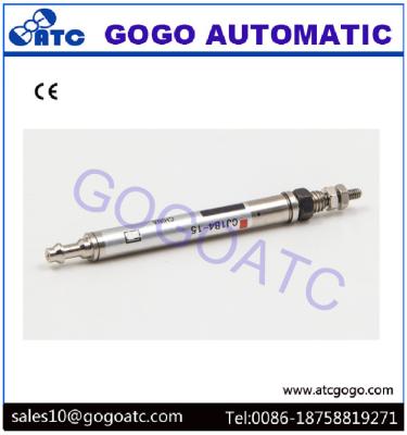 China Pneumatic Pin Micro Compact Air Cylinders Single Acting With Stainless Steel Material for sale