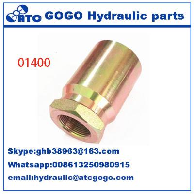 China CNC Swage Quick Connect Hose Fittings with Zinc Plated Carbon Steel for sale