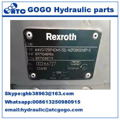 China La bomba de aceite hidráulico volumétrica de Rexroth A4VG cerró la maquinaria de construcción de los circuitos en venta