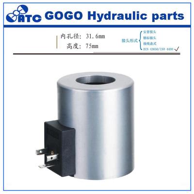 China Vickers hydraulic solenoid valve coil DG4V-3 for concrete pump , Z8-120YC for sale