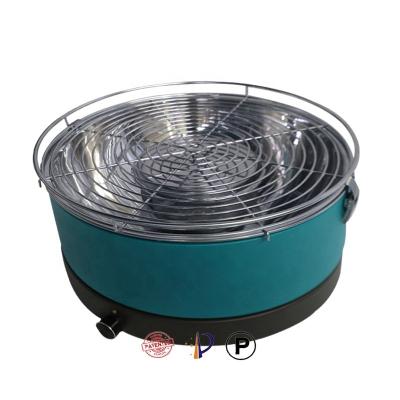 China Easily Assembled Outdoor Cooking Set Price For Sale Stainless Steel Charcoal Indoor Grills Smokeless Barbecue Set for sale