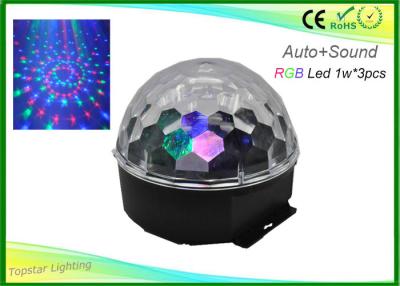 China Innen-magisches Ball-Licht LED, solide Selbststeuerung führte Kristalldisco-Ball zu verkaufen