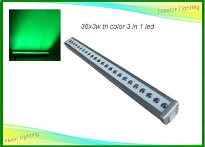 China 108W Outdoor Led Linear Wall Washer , 36pcs Low Voltage Wall Wash Light for sale