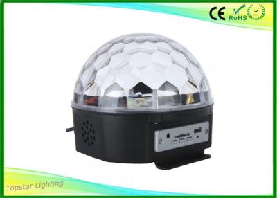 China Control mágico ligero del sonido de la luz de la bola del RGB LED del disco para 6 vatios para la demostración de la etapa en venta